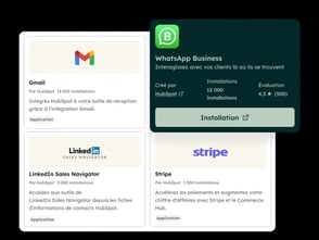 WhatsApp et HubSpot